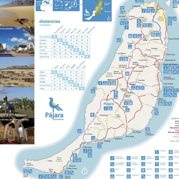 Mapa de Fuerteventura