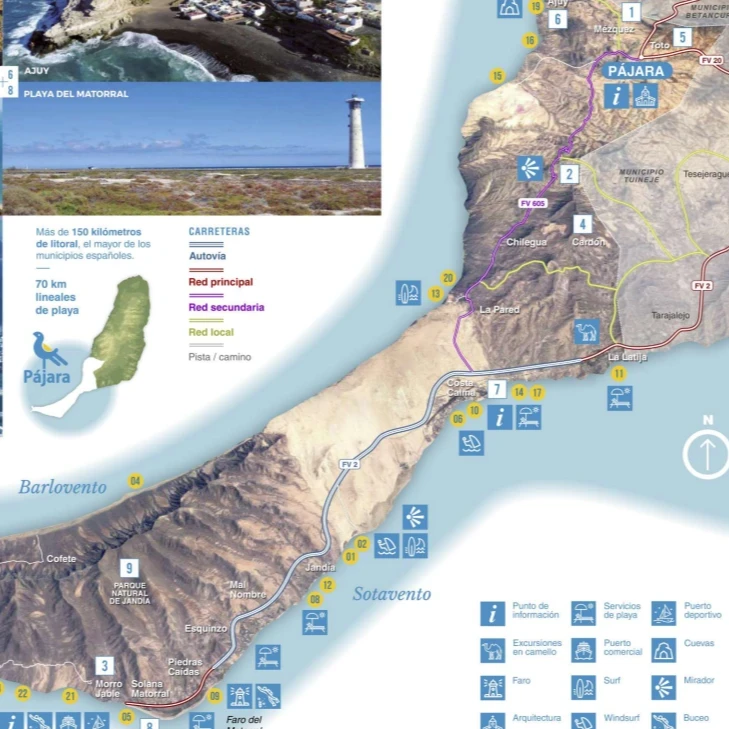 Mapa de Playas